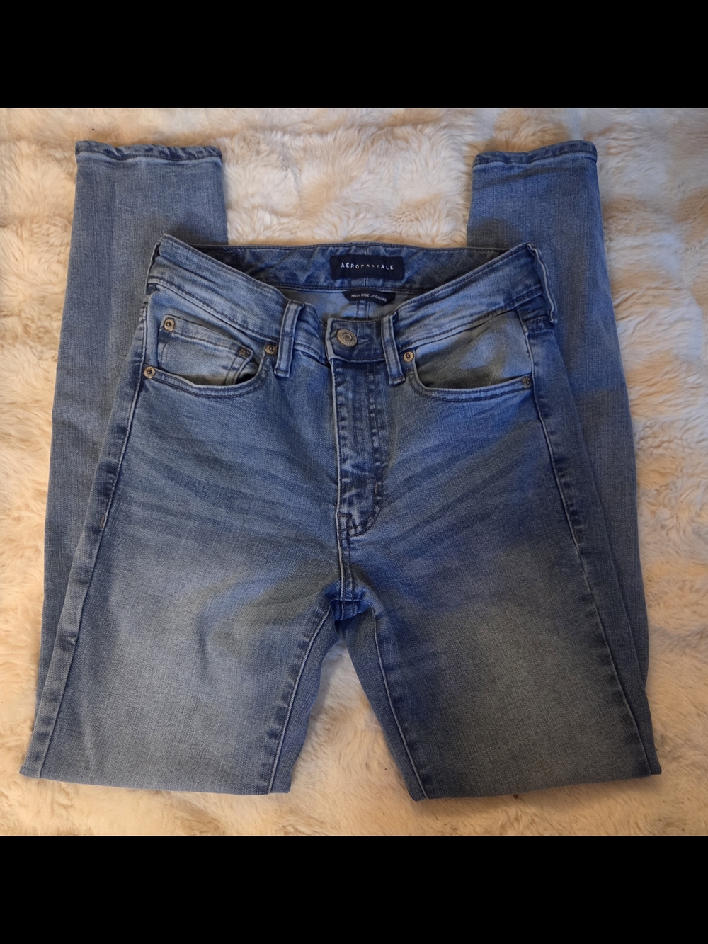 Aeropostale Women's Light Blue Skinny Jeans